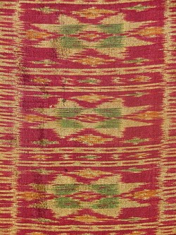 Silk shawl Kambodschia XX century