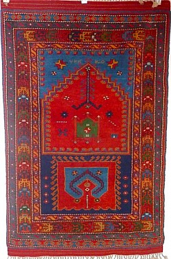 Dobag prayer carpetnWestern Anatolia 116x185 cm 